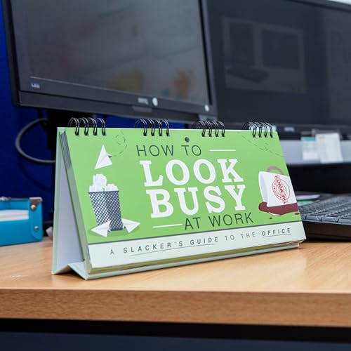 How To Look Busy At Work Flipbook : Boxer Gifts Funny Office Gifts For Work Colleagues