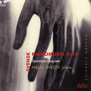 CD cover: a blurred hand over piano keys, red and white text.
