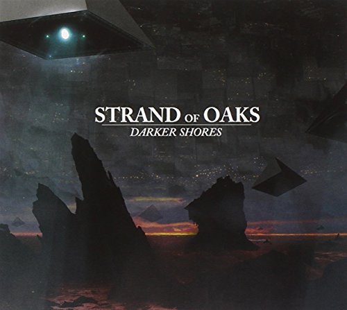 Album cover for Strand Of Oaks’ “Darker Shores” with abstract, dark imagery.