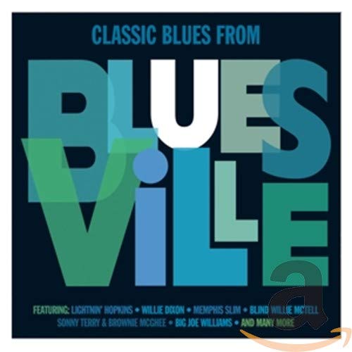 CD cover for "Classic Blues From Bluesville" with bold blue and green text.