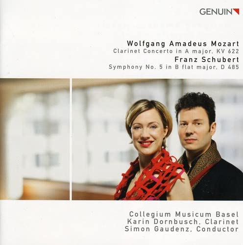 CD cover featuring a woman and man with classical music text.