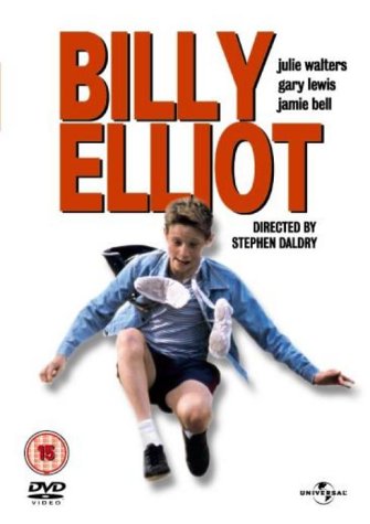 āBilly Elliotā DVD cover featuring a young boy in ballet shoes.