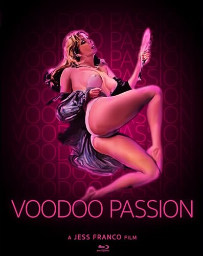 Blu-ray cover for "Voodoo Passion" featuring a woman in a suggestive pose.