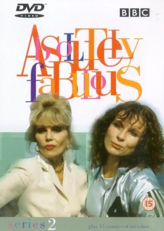 “Absolutely Fabulous” Series 2 DVD cover featuring Edina and Patsy.