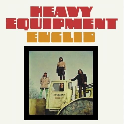 Album cover for Euclid’s “Heavy Equipment” featuring four people and a truck.