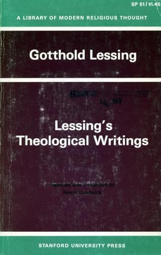 Lessings Theological Writings: Selections in Translation