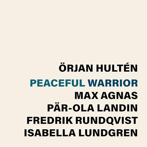 Record album cover with artist names and title "Peaceful Warrior" in dark text.