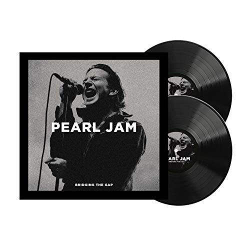 Pearl Jam “Bridging The Gap” double vinyl record with album cover.