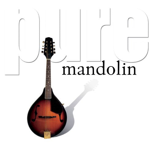 Mandolin against a white background with the text "Pure mandolin".