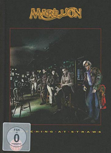 Marillion “Clutching at Straws” album cover: group portrait in a bar.