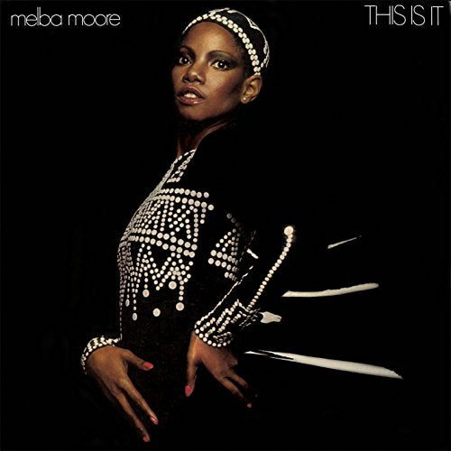 Melba Moore album cover, “This Is It,” featuring a portrait of the singer.