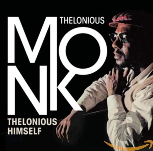 Thelonious Monk album cover featuring a portrait of the jazz pianist.