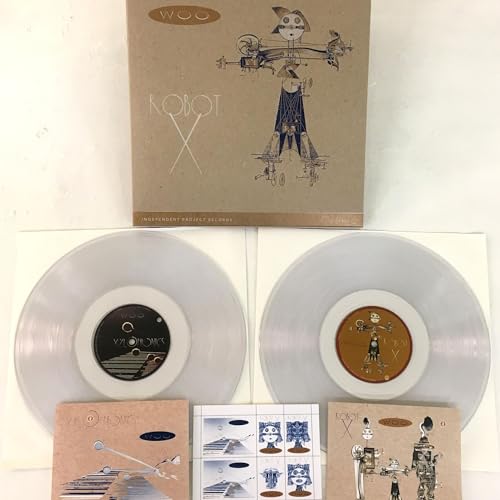 Vinyl record set “Woo - Xylophonics + Robot X” with cover art.