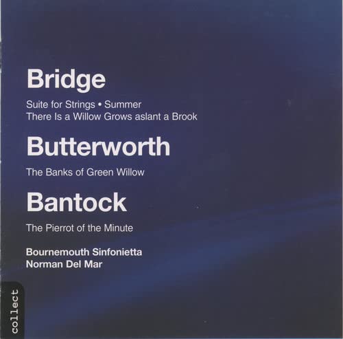 CD cover for Bournemouth Sinfdel Mar – Various Works, blue gradient.