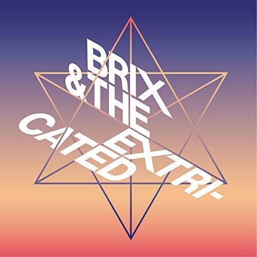 Album cover for Brix & The Extricated, with geometric design.