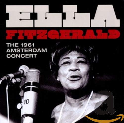 Ella Fitzgerald portrait on CD cover for 1961 Amsterdam concert.