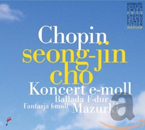 CD cover for Seong-Jin Cho performing Chopin’s piano concertos and mazurkas.