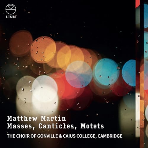 CD cover with blurred colorful lights and text: "Matthew Martin Masses".