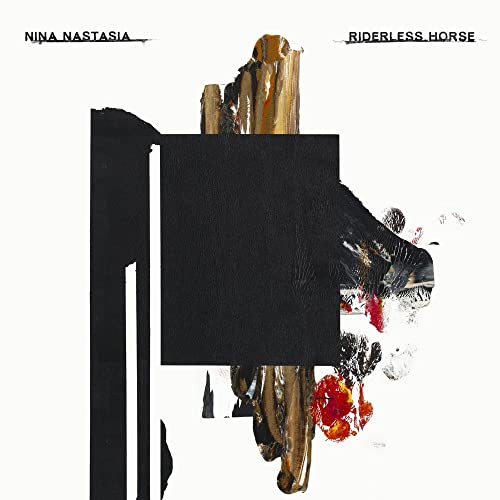 CD cover for Nina Nastasia’s “Riderless Horse” with abstract, textured imagery.