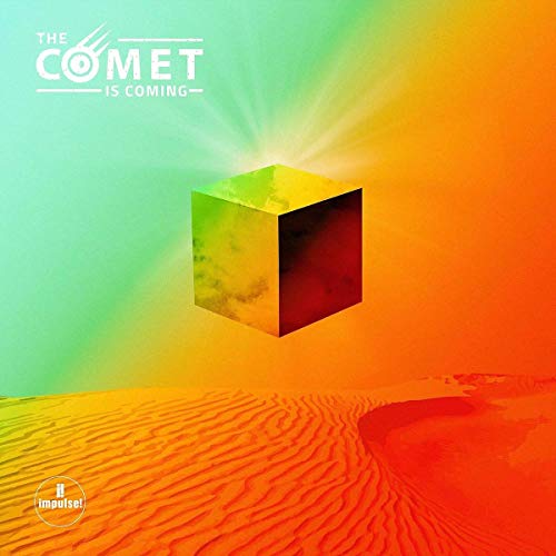 Album cover for The Comet Is Coming: The Afterlife, with a cube.