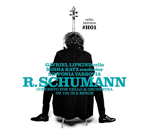 CD cover featuring a man viewed from behind with cello imagery and text.