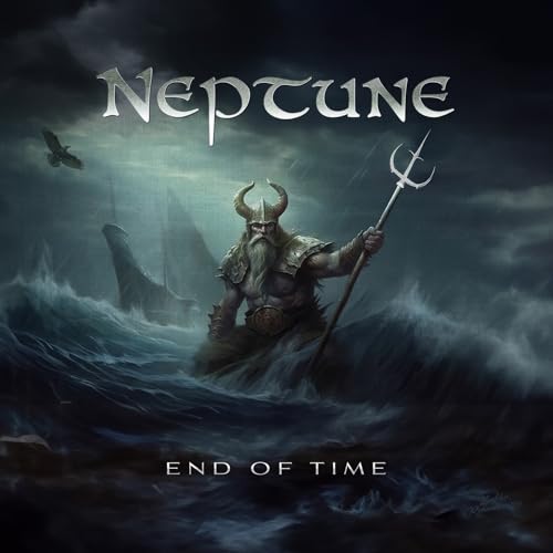 Album cover for Neptune - End Of Time, featuring a bearded, horned figure.