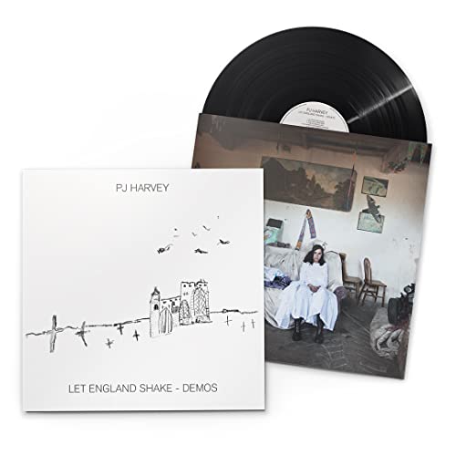 PJ Harvey “Let England Shake” vinyl record with illustrated cover art.