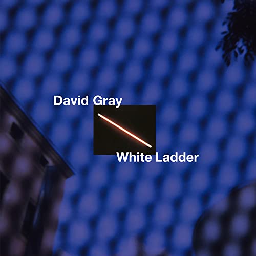 David Gray’s “White Ladder” CD cover with blue and black imagery.