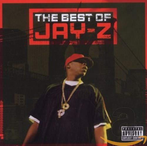 CD cover for “The Best Of Jay-Z” featuring the artist in a red hat.
