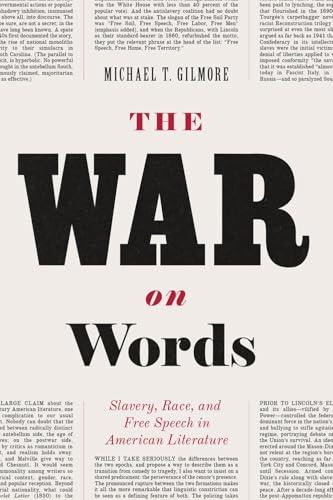 The War on Words: Slavery
