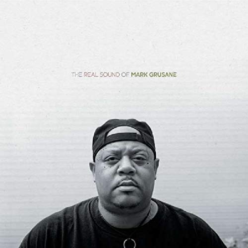 CD cover featuring a black and white portrait of Mark Grusane.