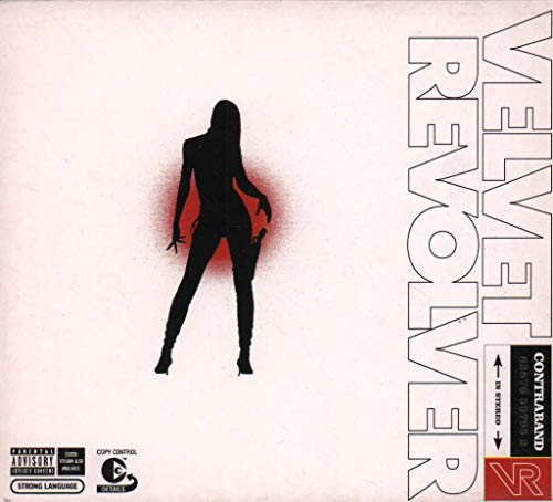 Velvet Revolver “Contraband” CD cover featuring a silhouetted figure.