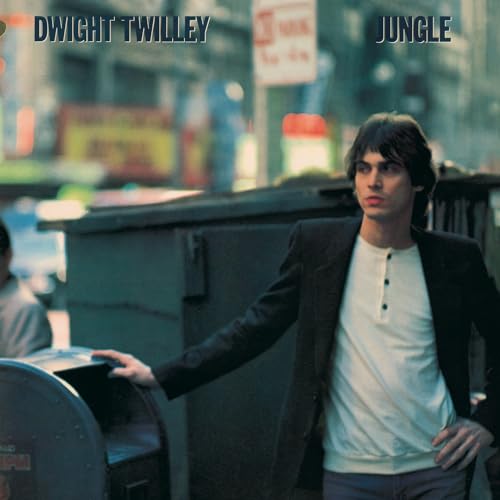 Dwight Twilley album cover, "Jungle," featuring a portrait in an urban setting.