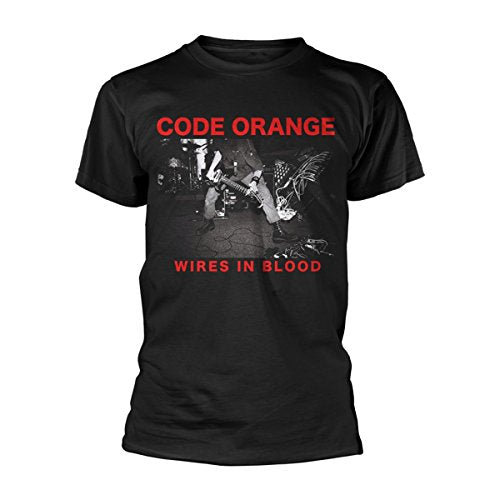 Code Orange Men's Wires in Blood T-Shirt Black