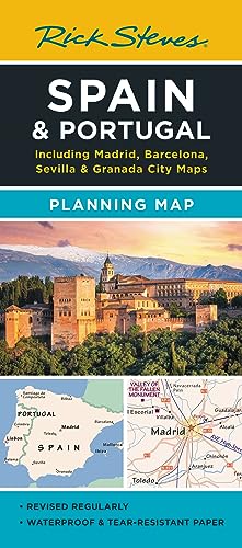 Rick Steves Spain & Portugal Planning Map : Including Madrid, Barcelona, Sevilla & Granada City Maps