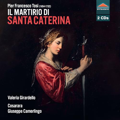 CD cover: painting of a woman with a sword, dark background.