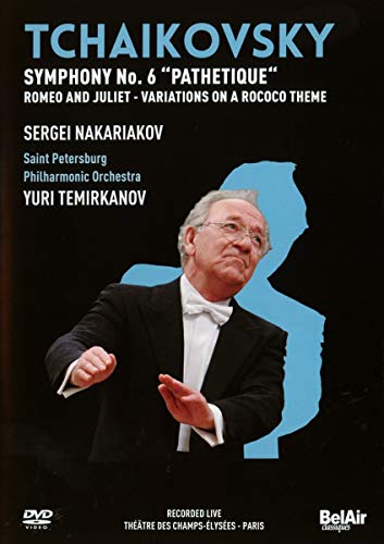 DVD cover featuring conductor Sergei Nakariakov with blue abstract background.