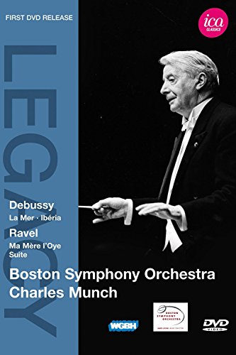 DVD cover featuring conductor Charles Munch with Boston Symphony Orchestra.