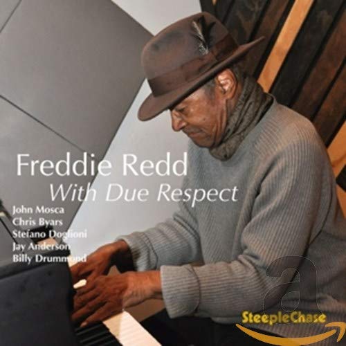 CD cover featuring jazz pianist Freddie Redd in a hat, looking down.