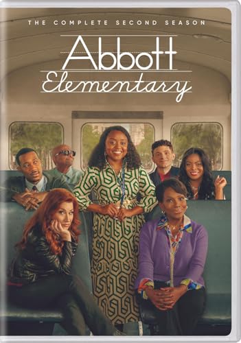 Abbott Elementary" Season 2 DVD cover featuring the show's main cast.