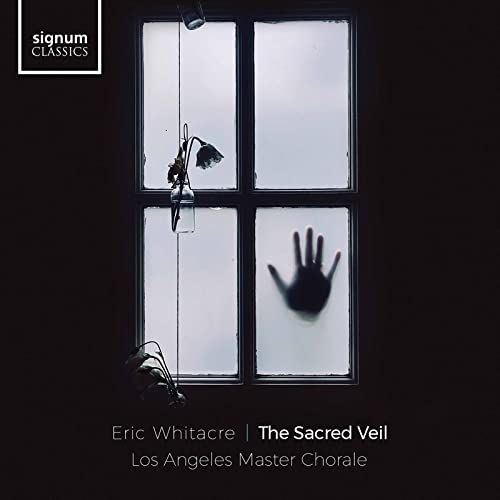CD cover: windows, a handprint, and floral arrangement in darkness.