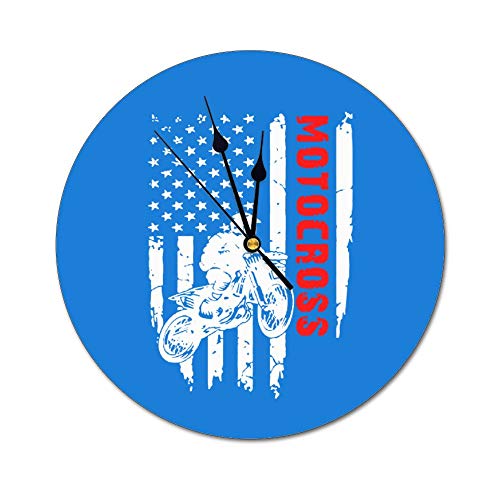 Round CD case with a blue and red distressed American flag design.