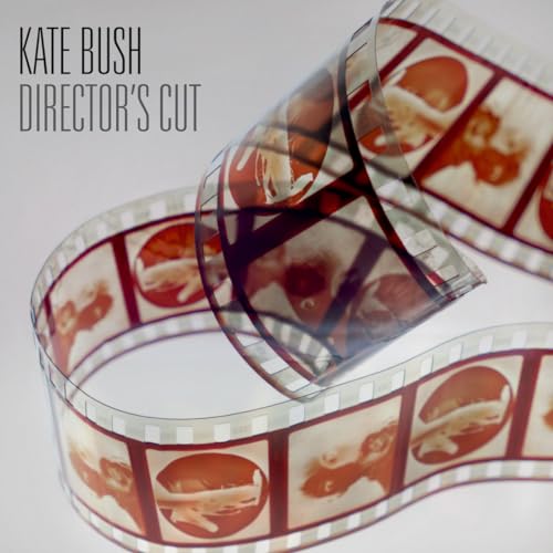 Kate Bush album cover featuring filmstrip with reddish portraits.