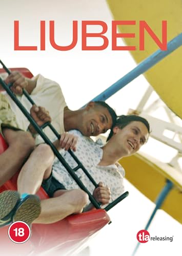 DVD cover for “Liuben” showing two young men on a fairground ride.