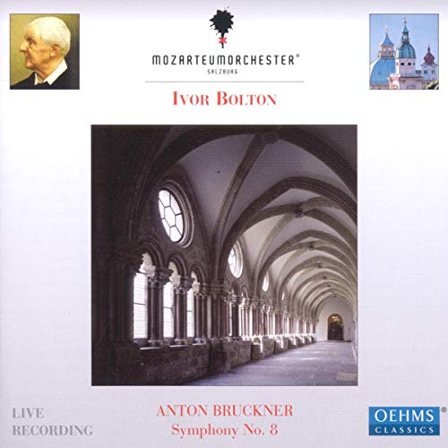 CD cover: arched stone hallway, portrait, and cathedral image.