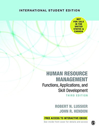 Human Resource Management: Functions, Applications, and Skill Development