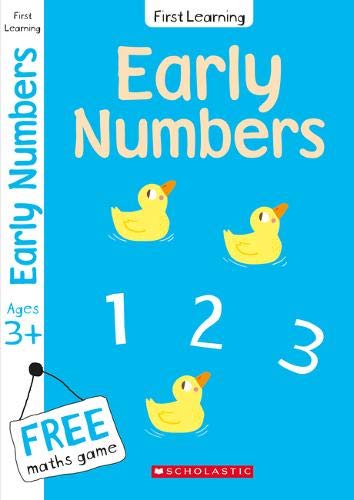 Book cover: "Early Numbers" with yellow ducks and numerals one to three.