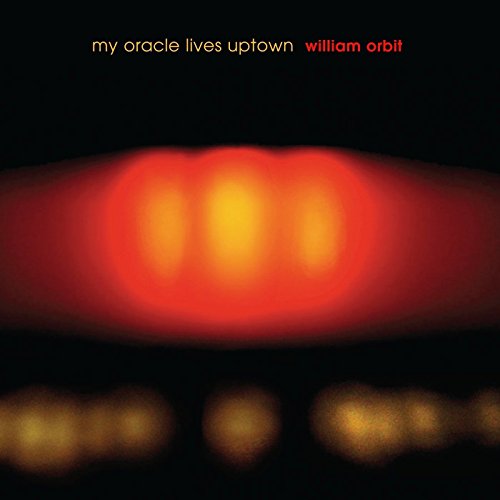 Album cover with glowing red and orange abstract lights against a black background.