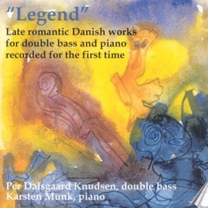 CD cover with abstract watercolor painting in blues, reds, and yellows.