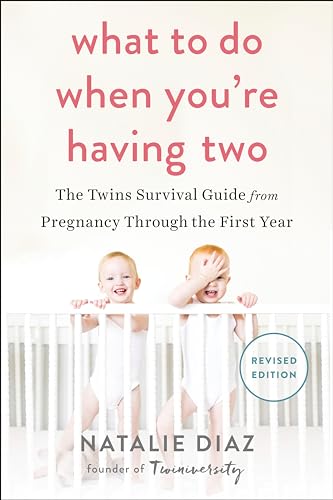 Book cover with twin babies in a crib, titled "What To Do When You're Having Two".
